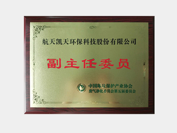 中國環(huán)保產(chǎn)業(yè)協(xié)會(huì)副主任委員